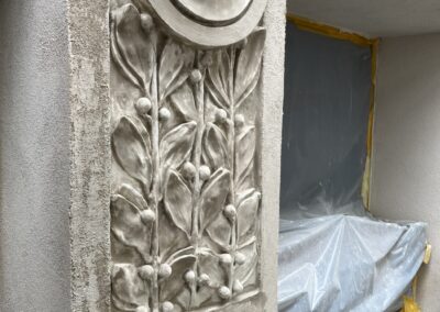 Sanierung der Ornamente