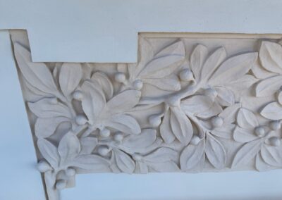 Sanierung der Ornamente